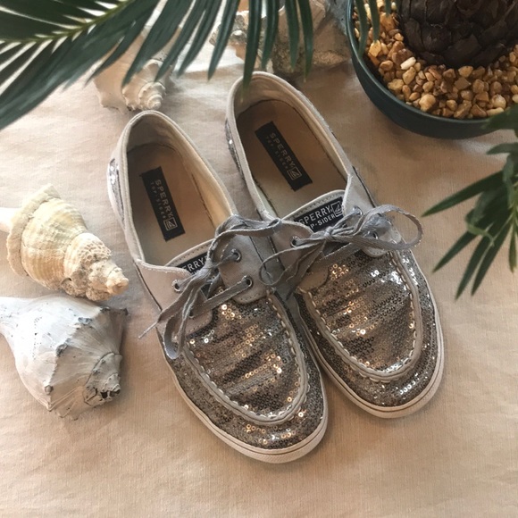 Sperry Shoes - Sperry Top-Sider Sequined boat shoe